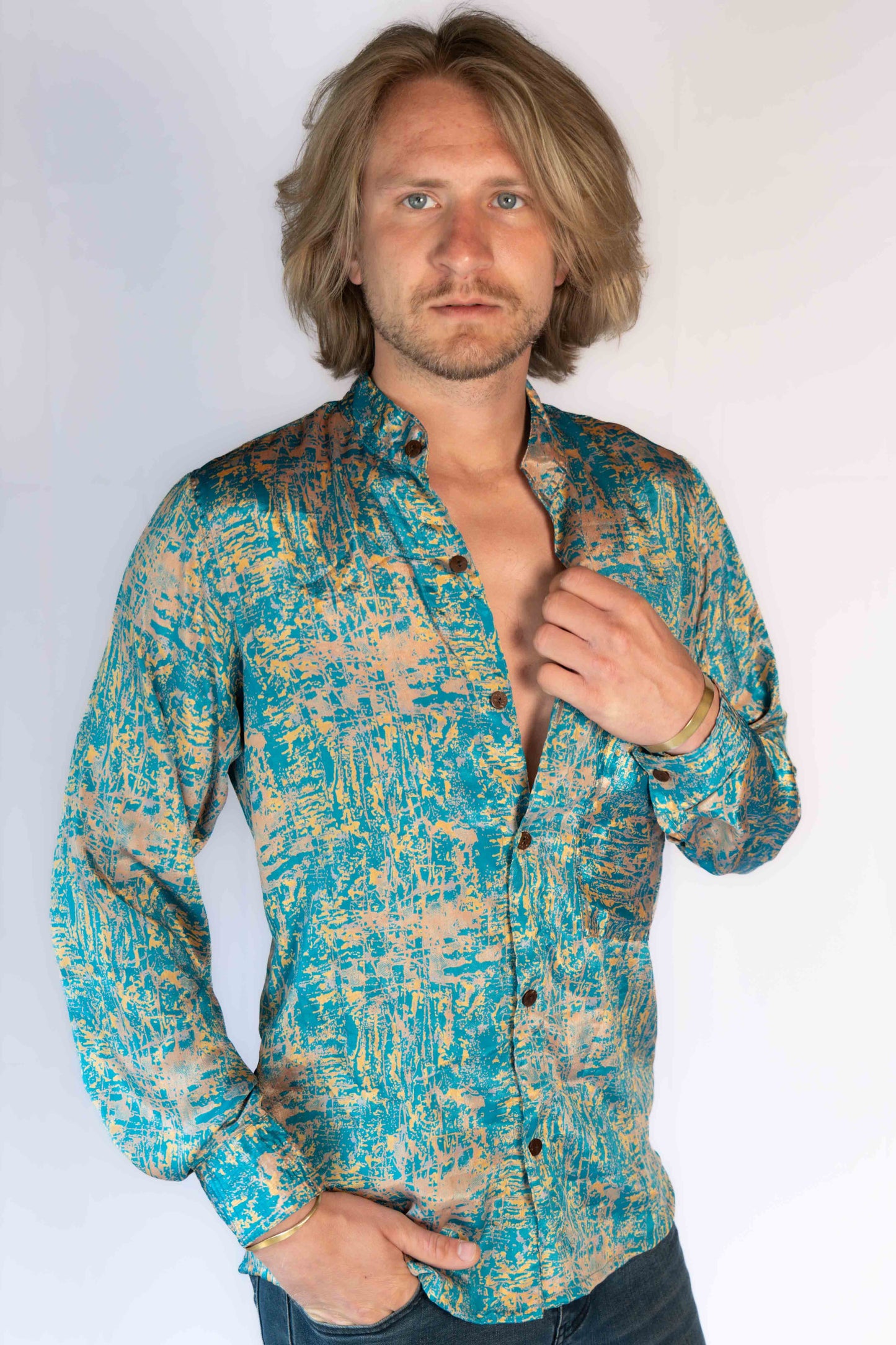 Indian silk shirt