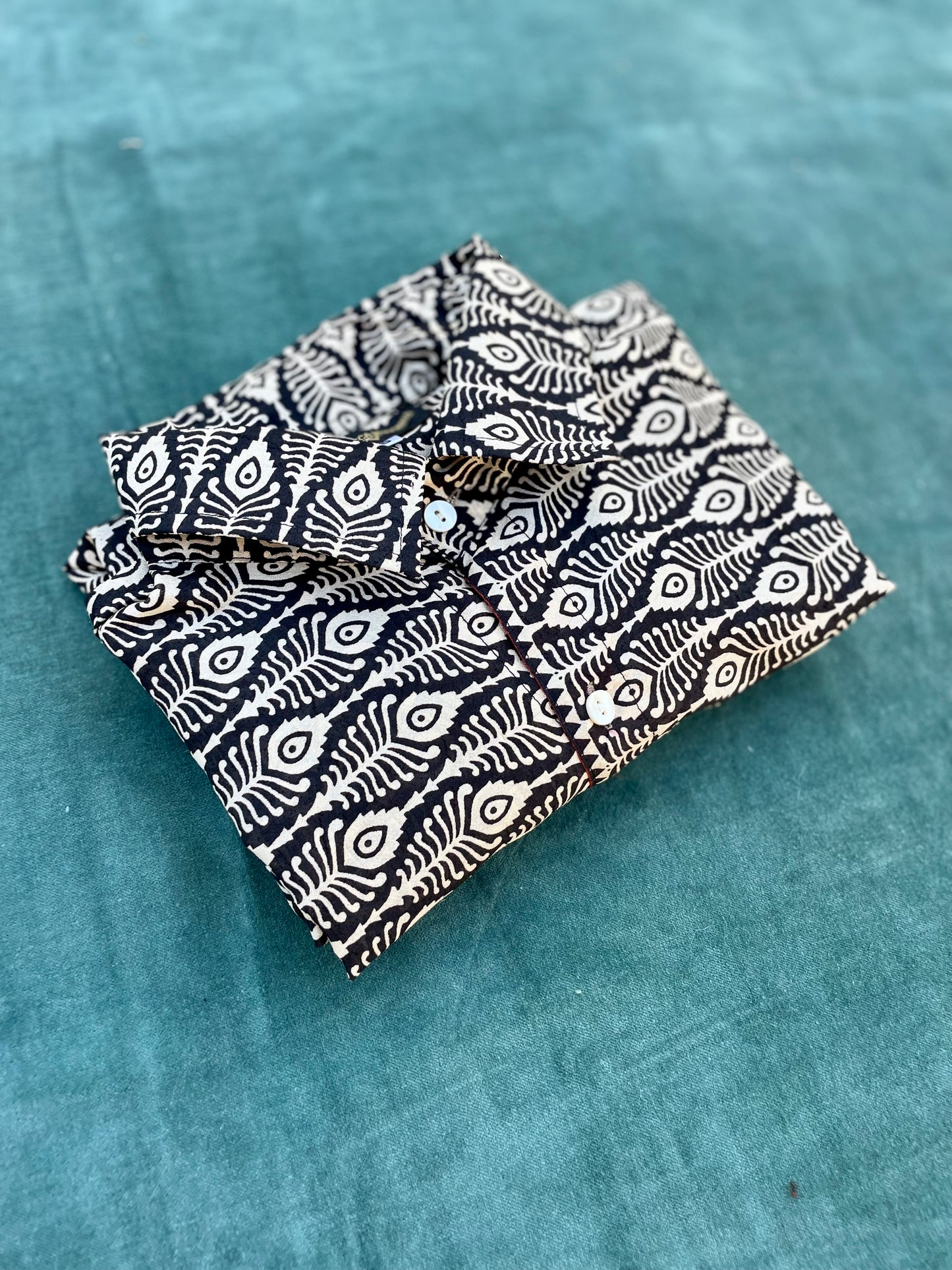 Camicia Pavo - seta indiana S