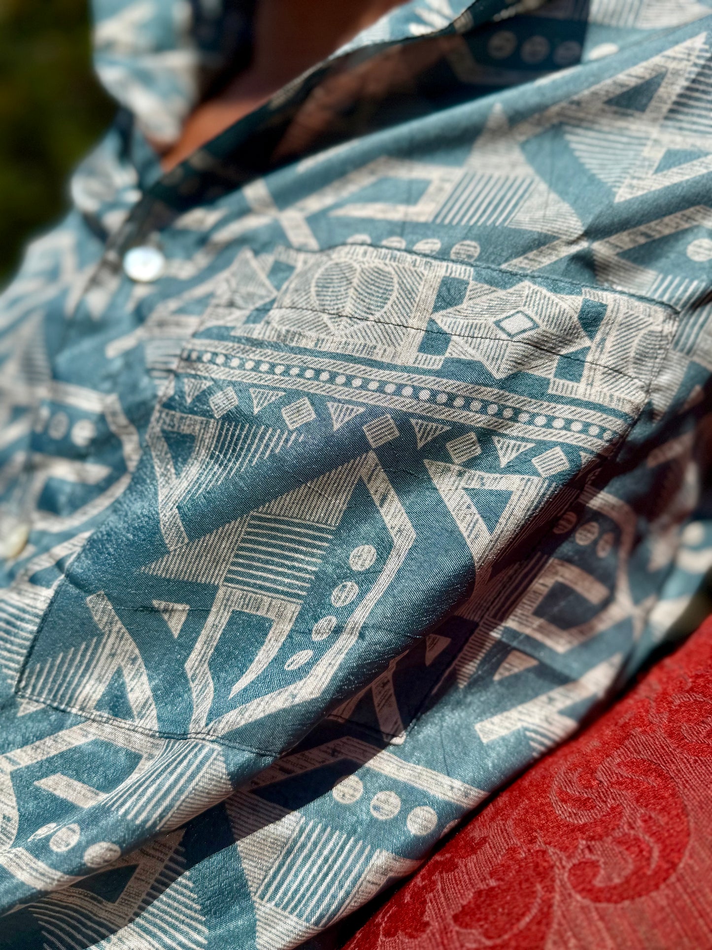 Camicia Bird - seta indiana
