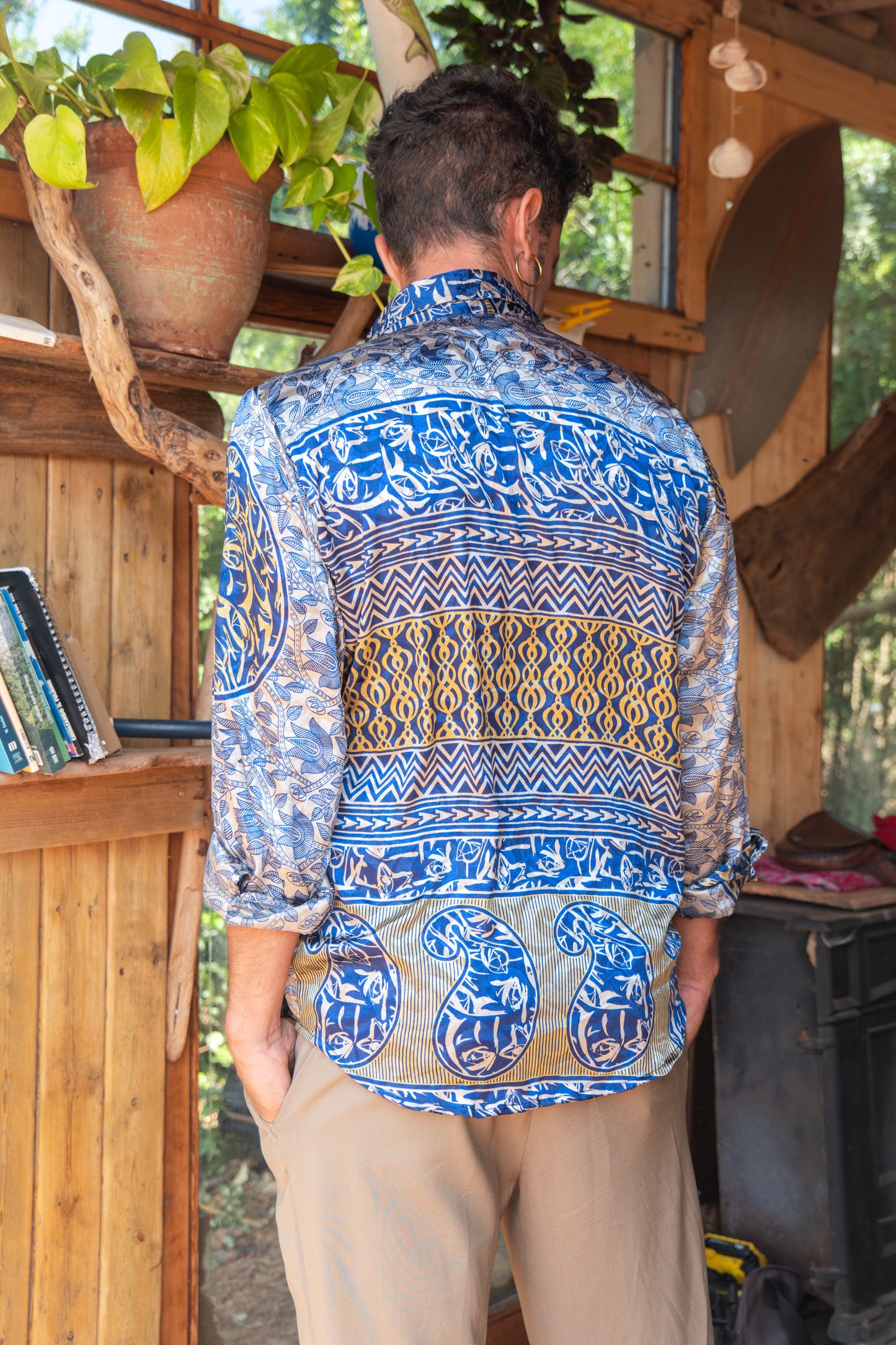 Camicia Jadi - seta indiana L