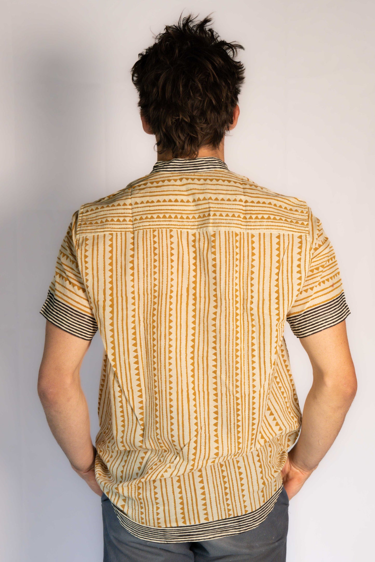 Block print cotton shirt