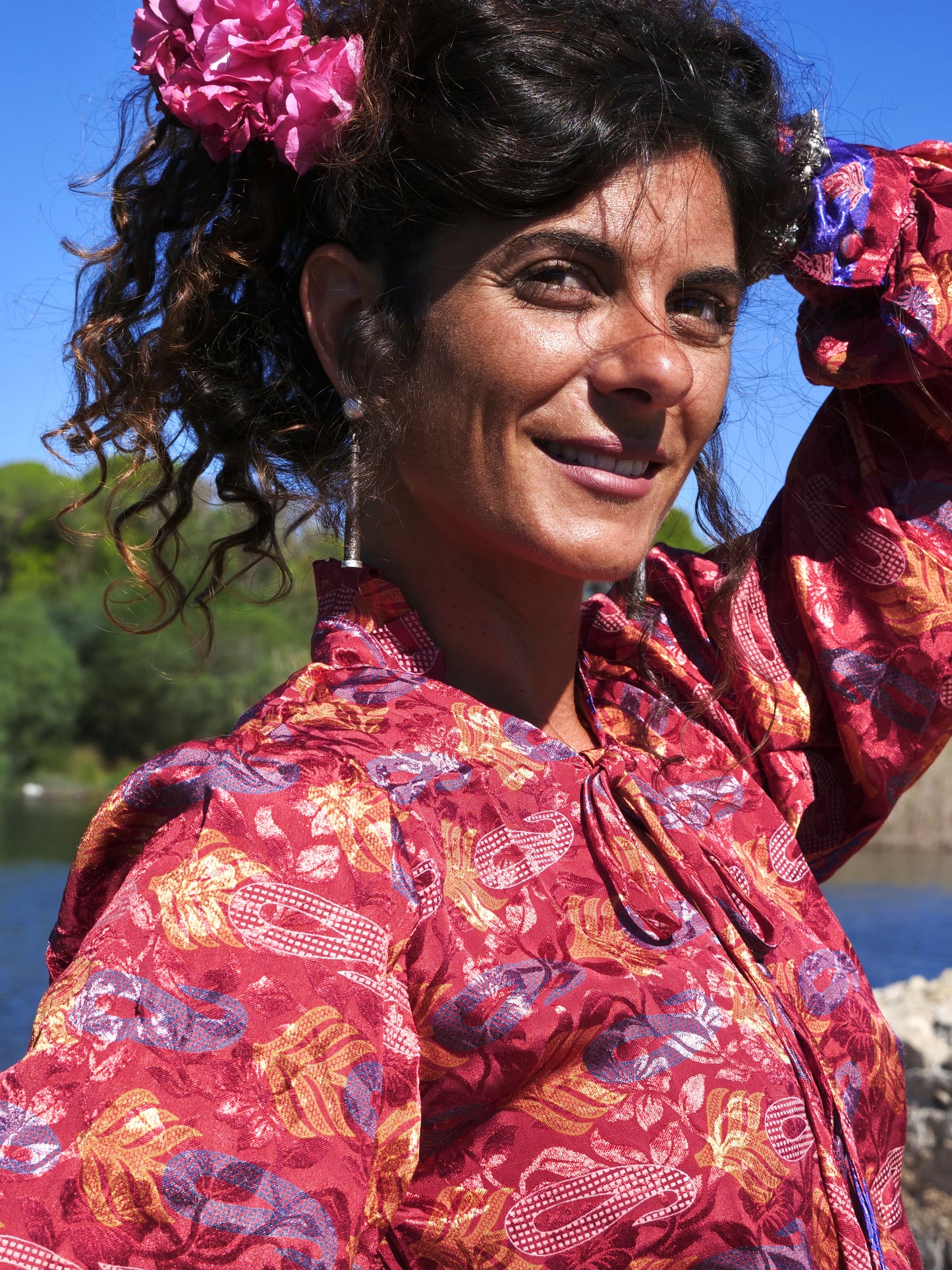 Camicia Flora Shine