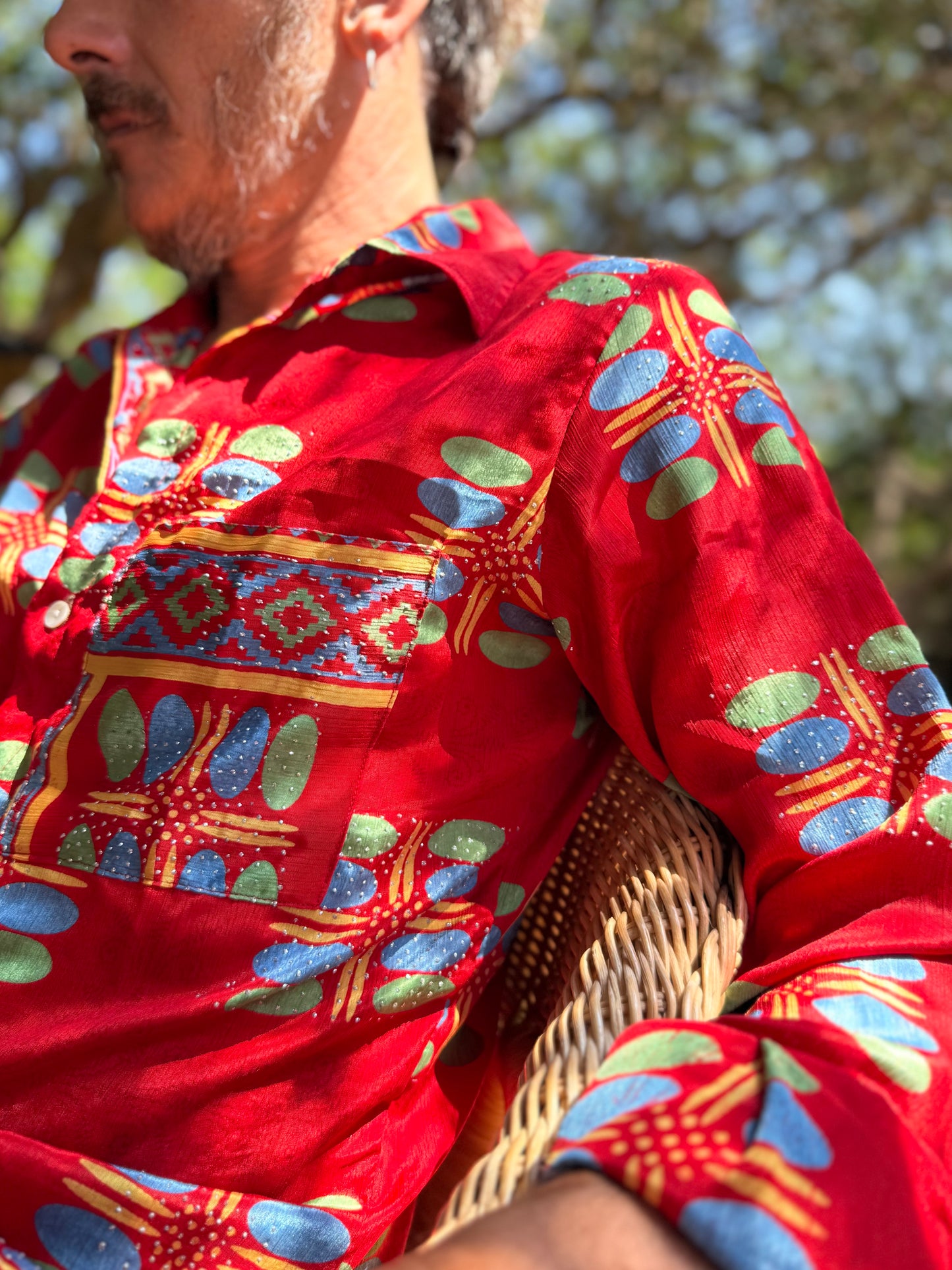 Camicia Funk for Fun- seta indiana
