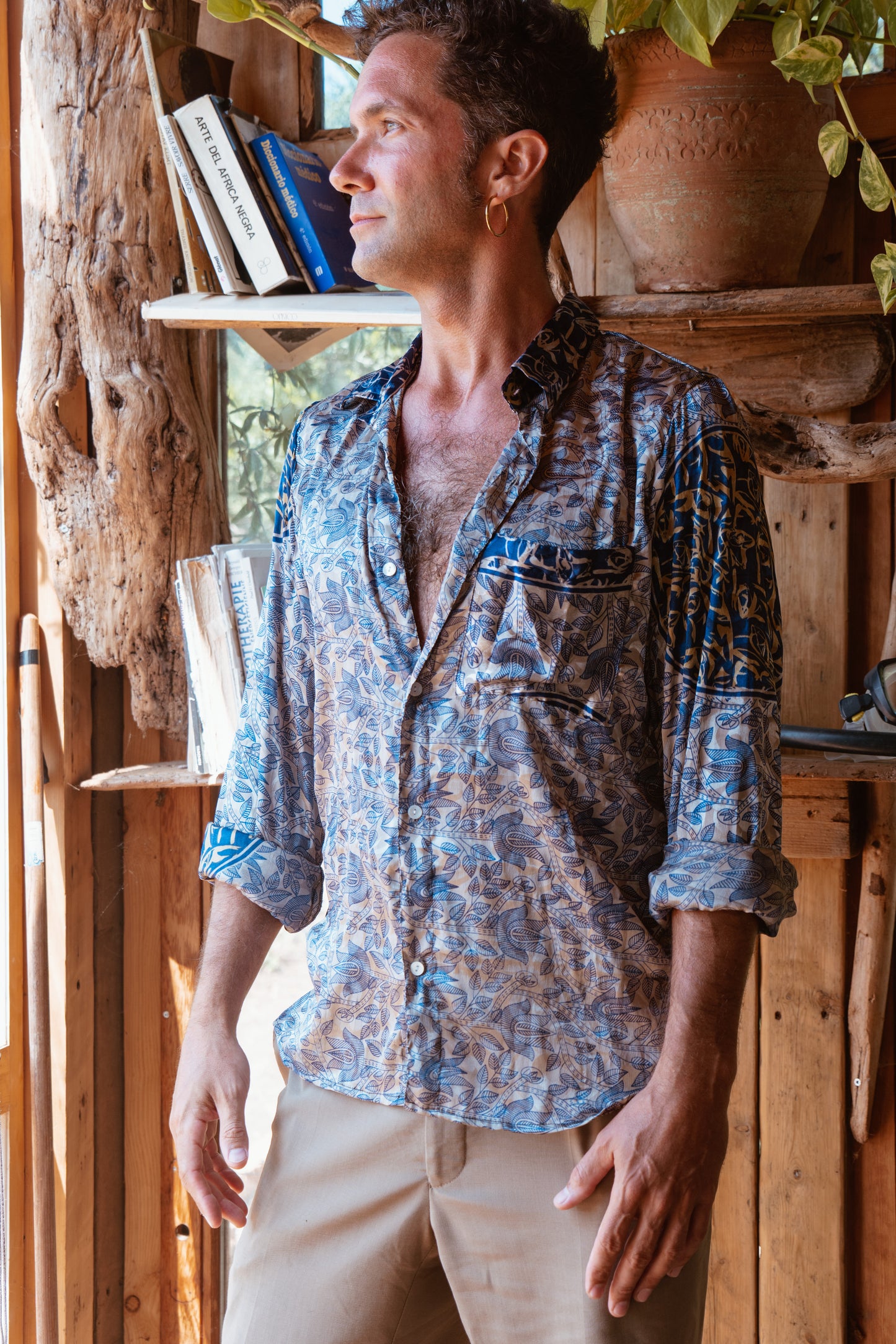 Camicia Jadi - seta indiana L