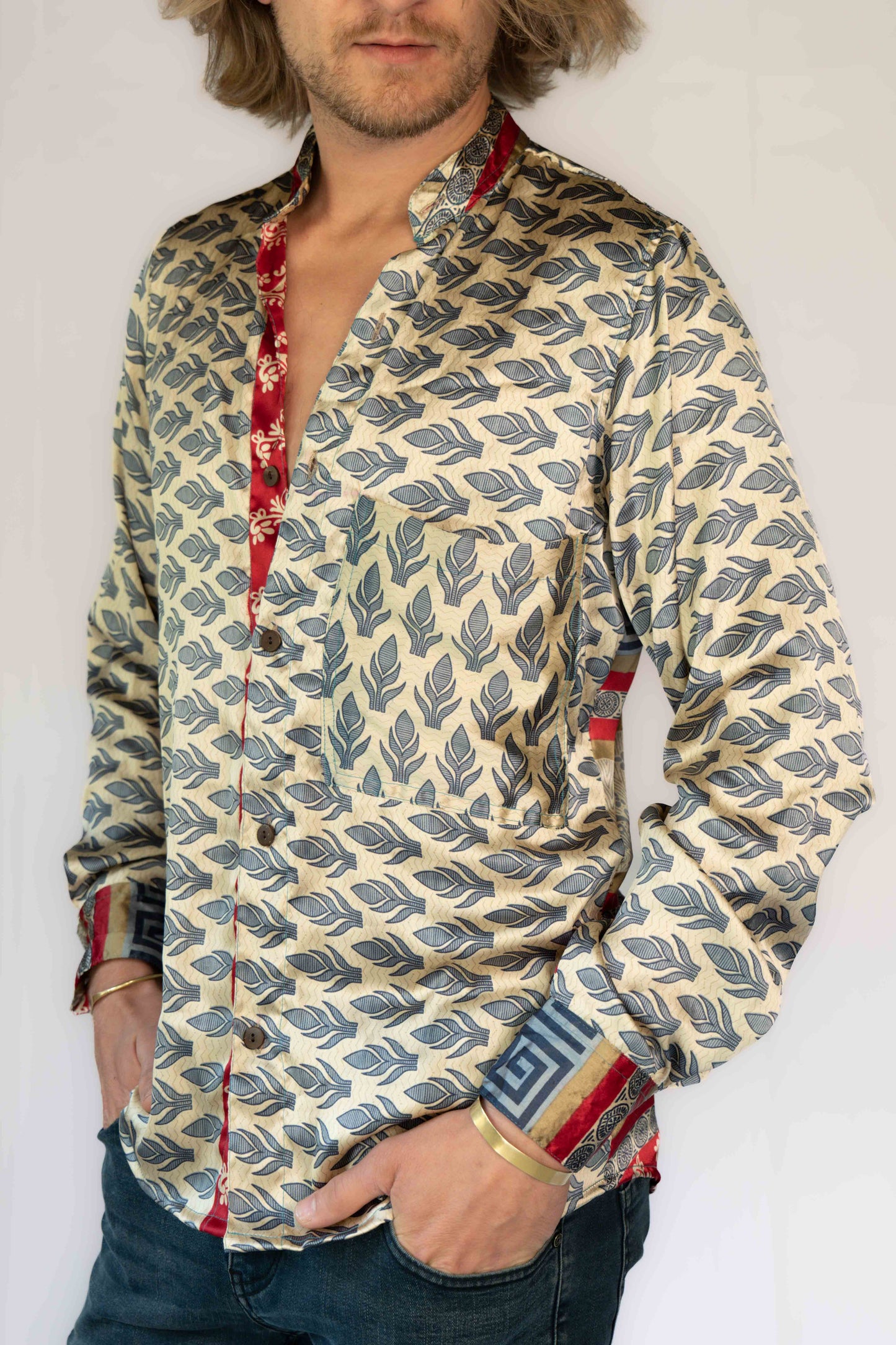 Indian silk shirt