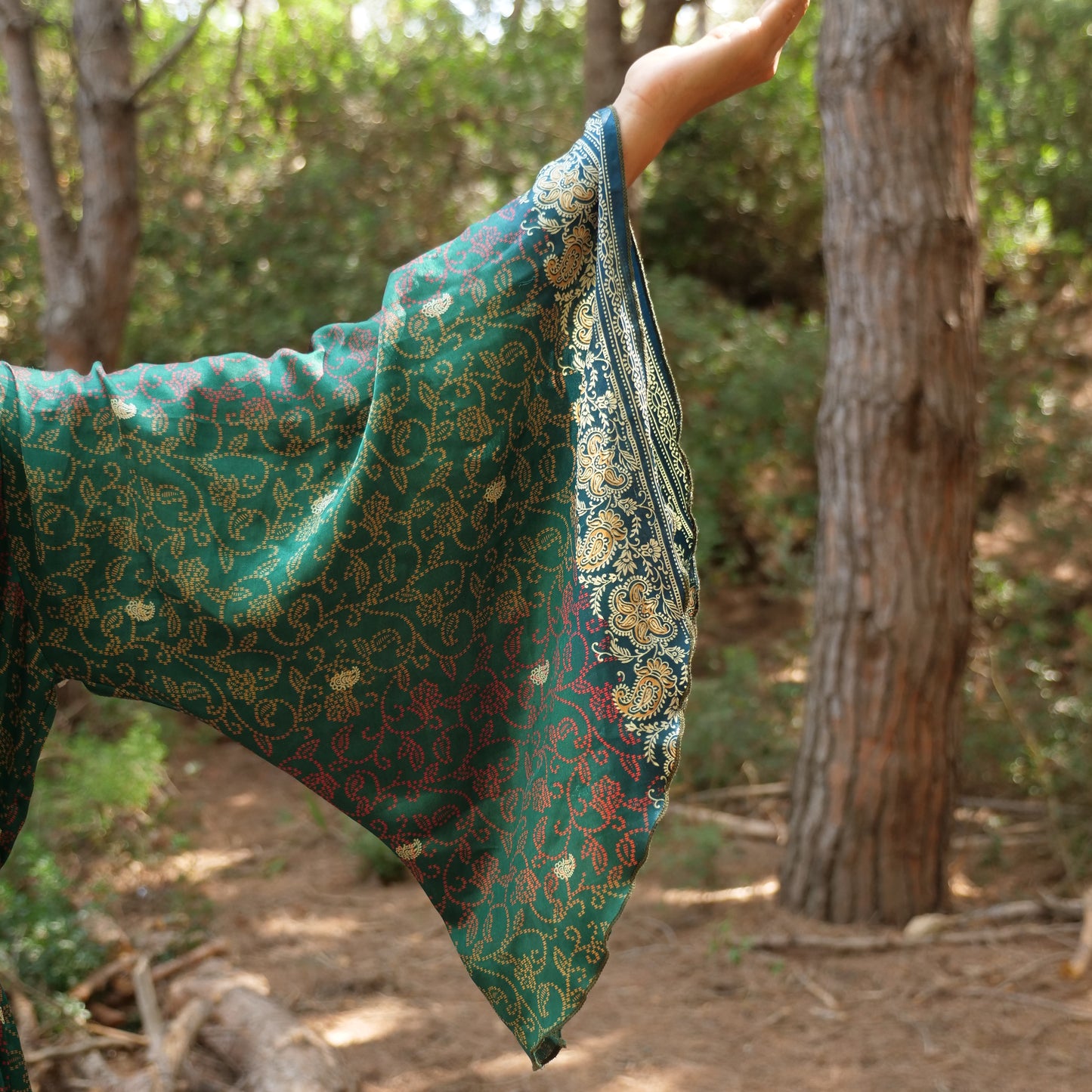 Kimono Verde Smeraldo