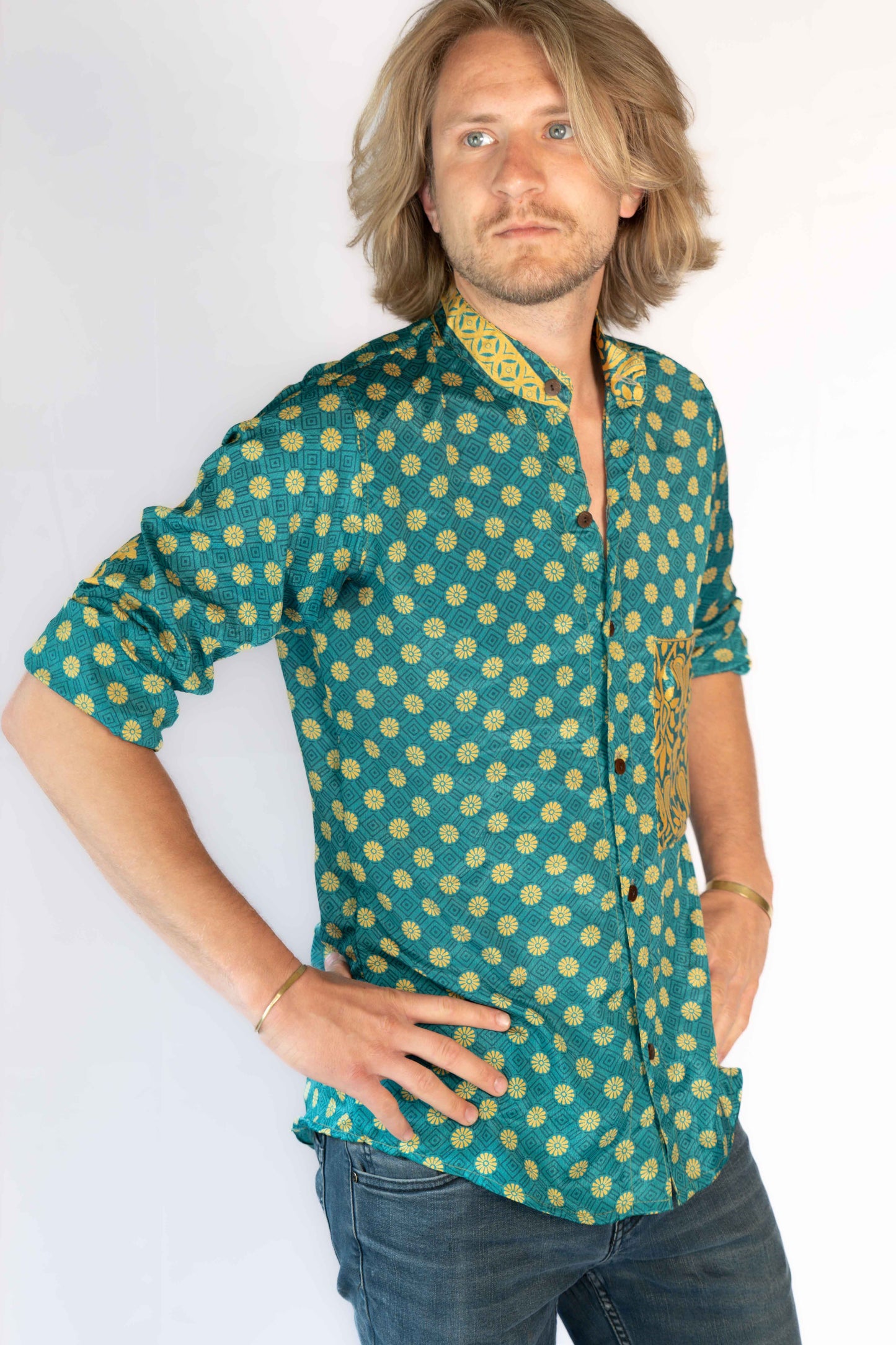 Indian silk shirt