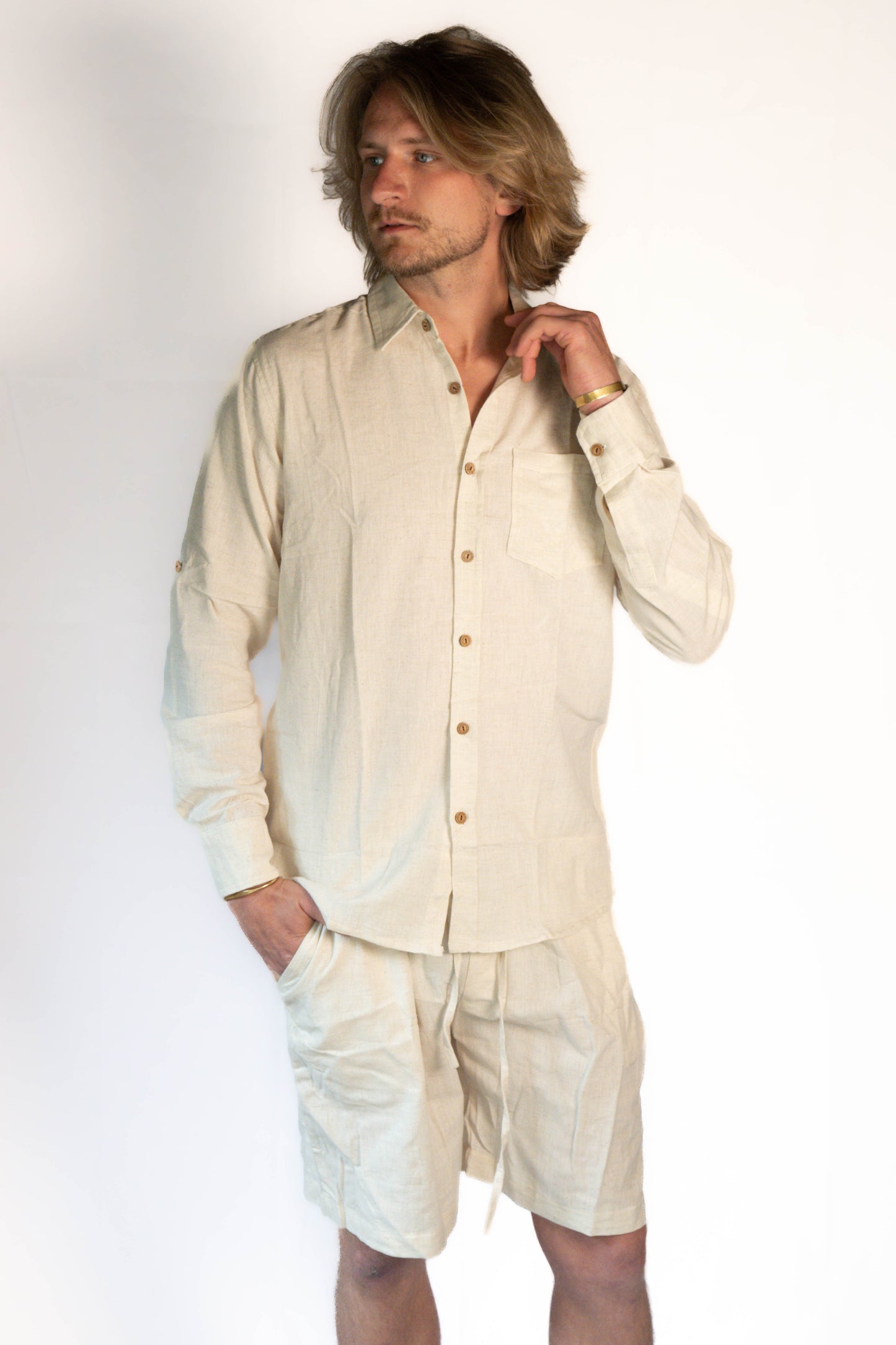 Camicia cotone flex
