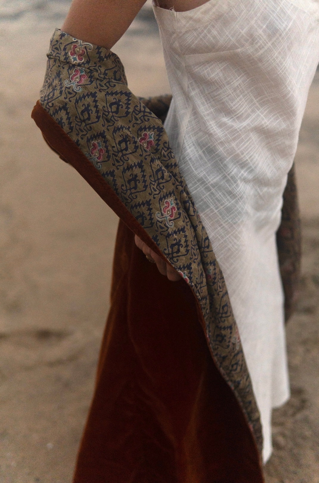 Kimono in Velluto - Cannella Stick