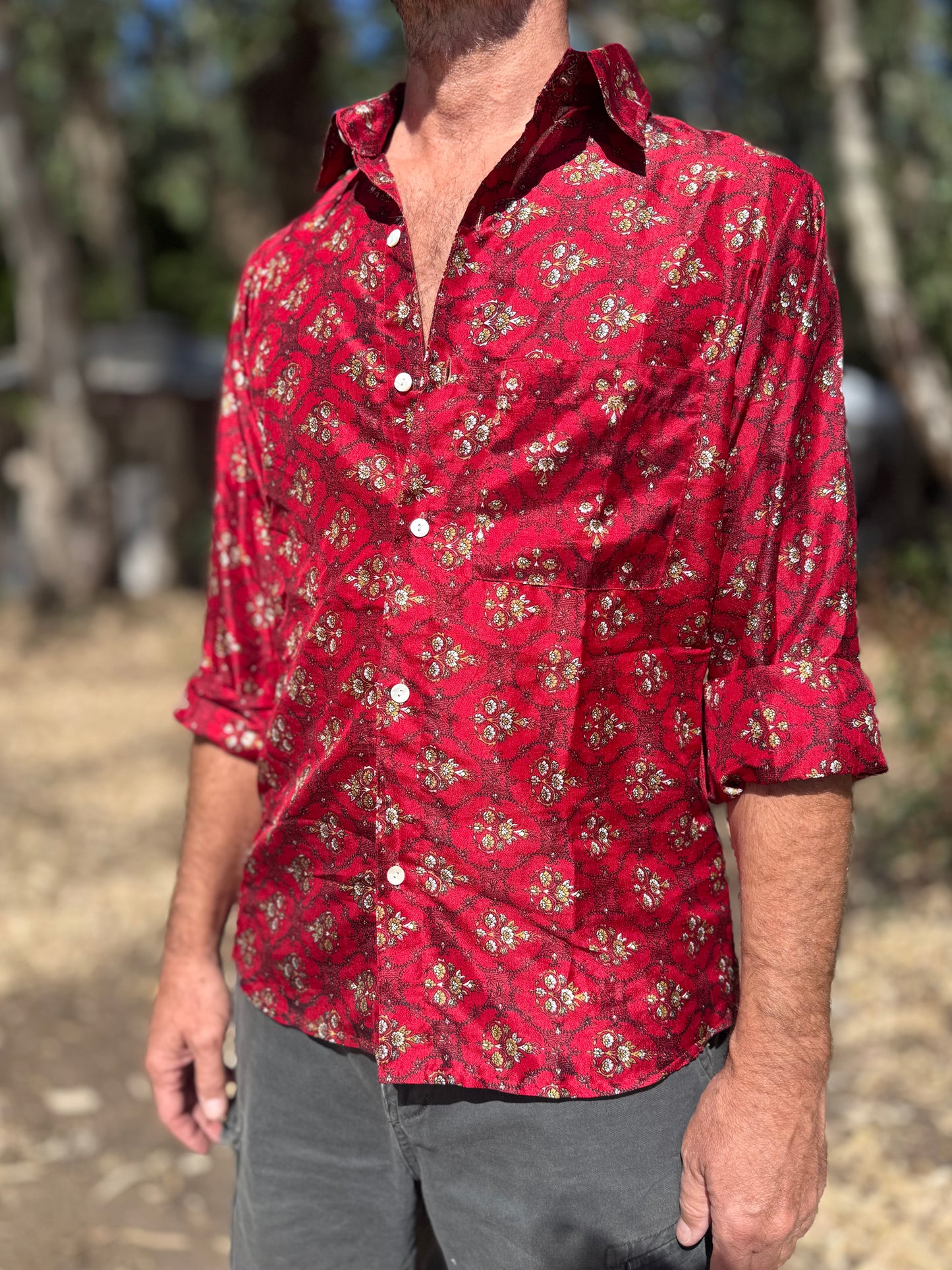 Camicia kyoto - seta indiana L