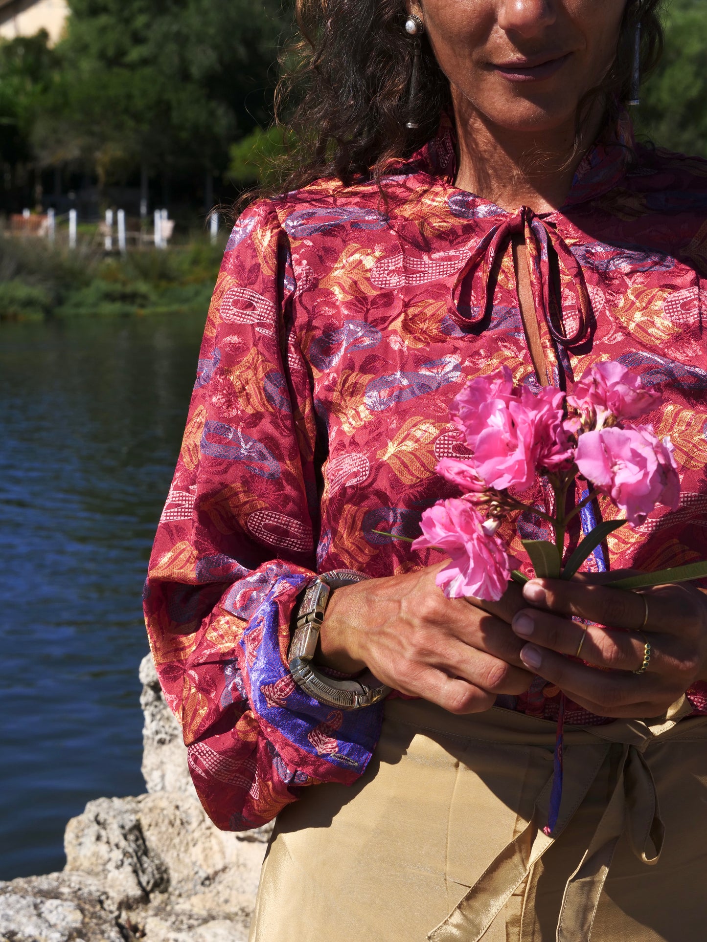 Camicia Flora Shine