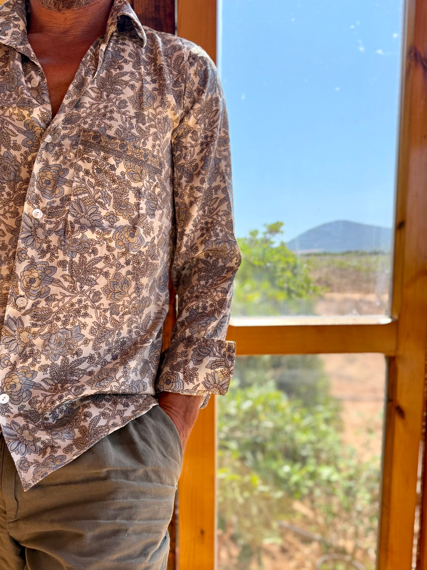 Camicia Saudí- seta indiana