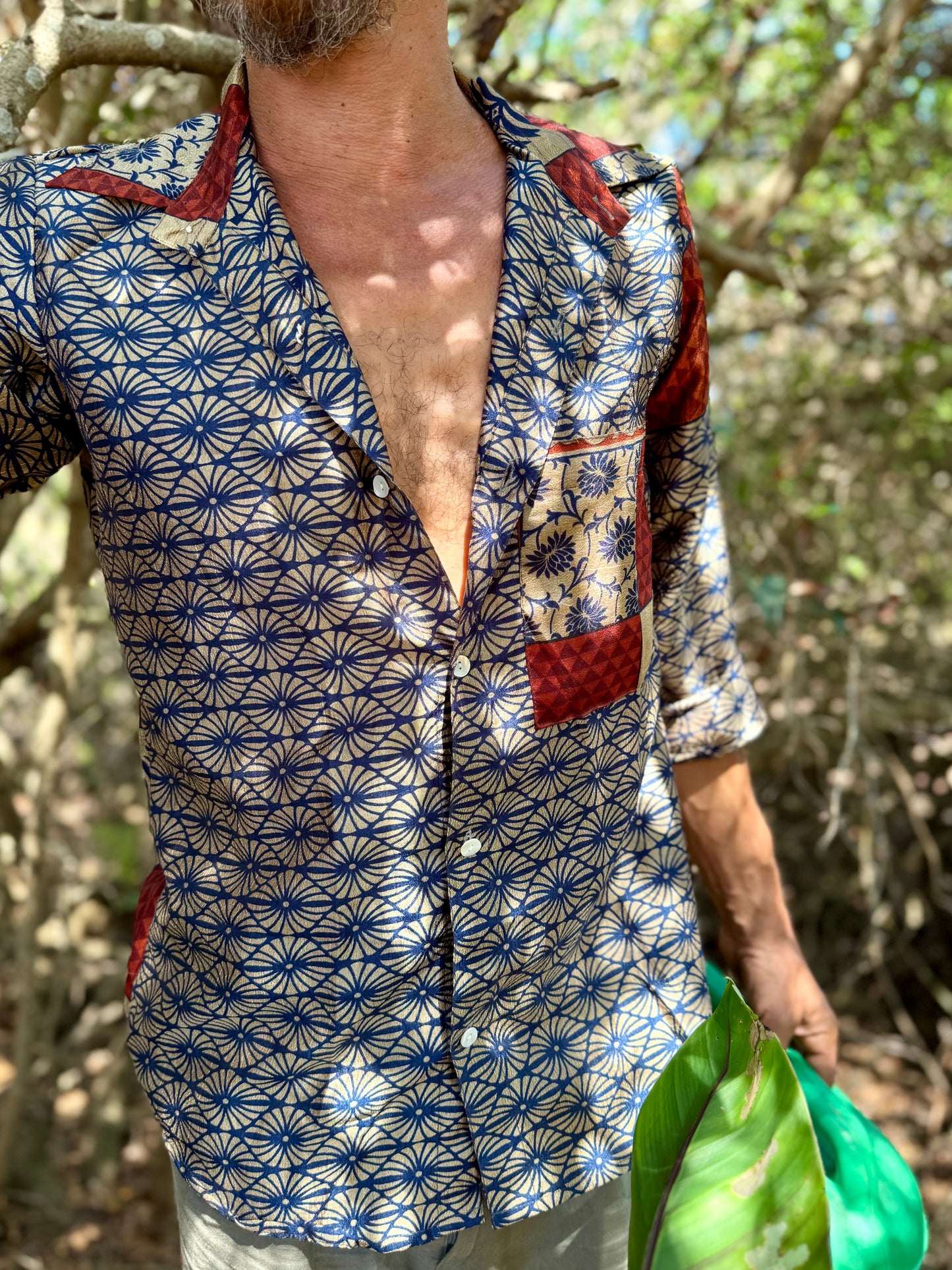 Camicia Chess - seta indiana