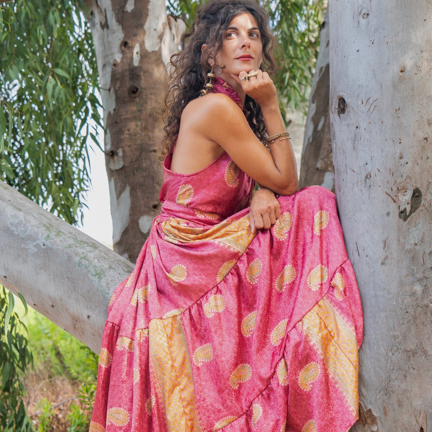 Bell Dress Ruby