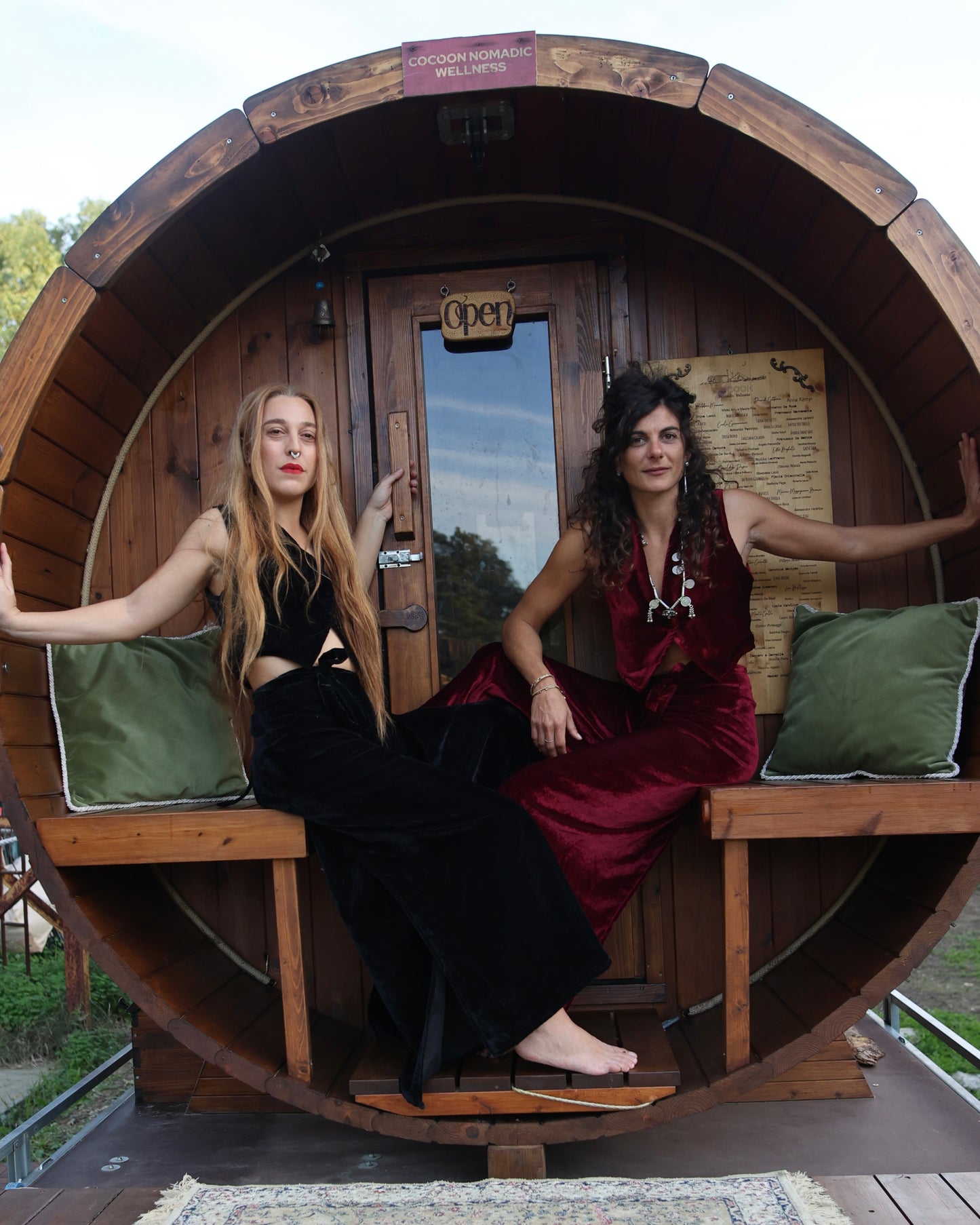 Set Pantapareo&Gilet in velluto Red Sabah