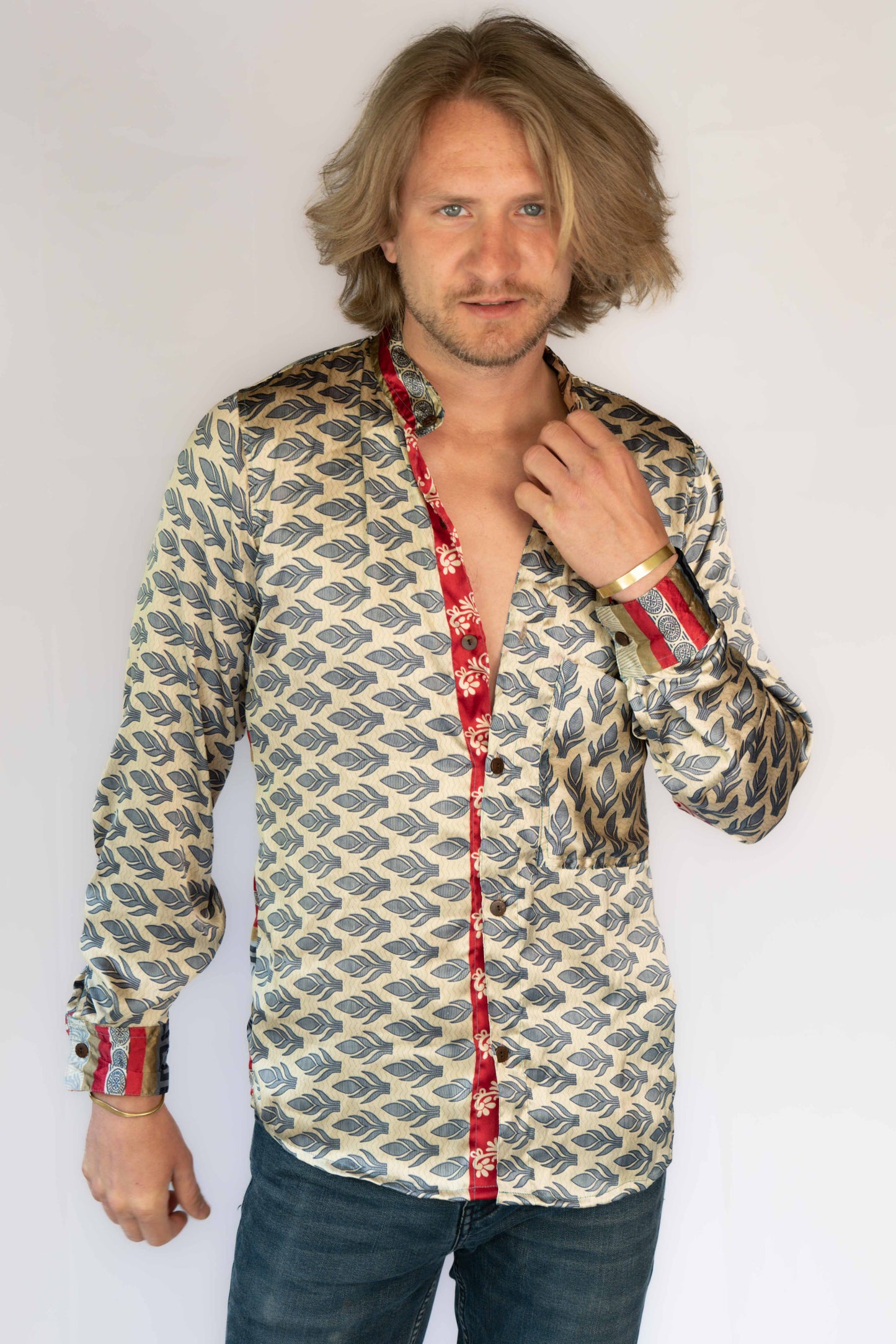 Indian silk shirt
