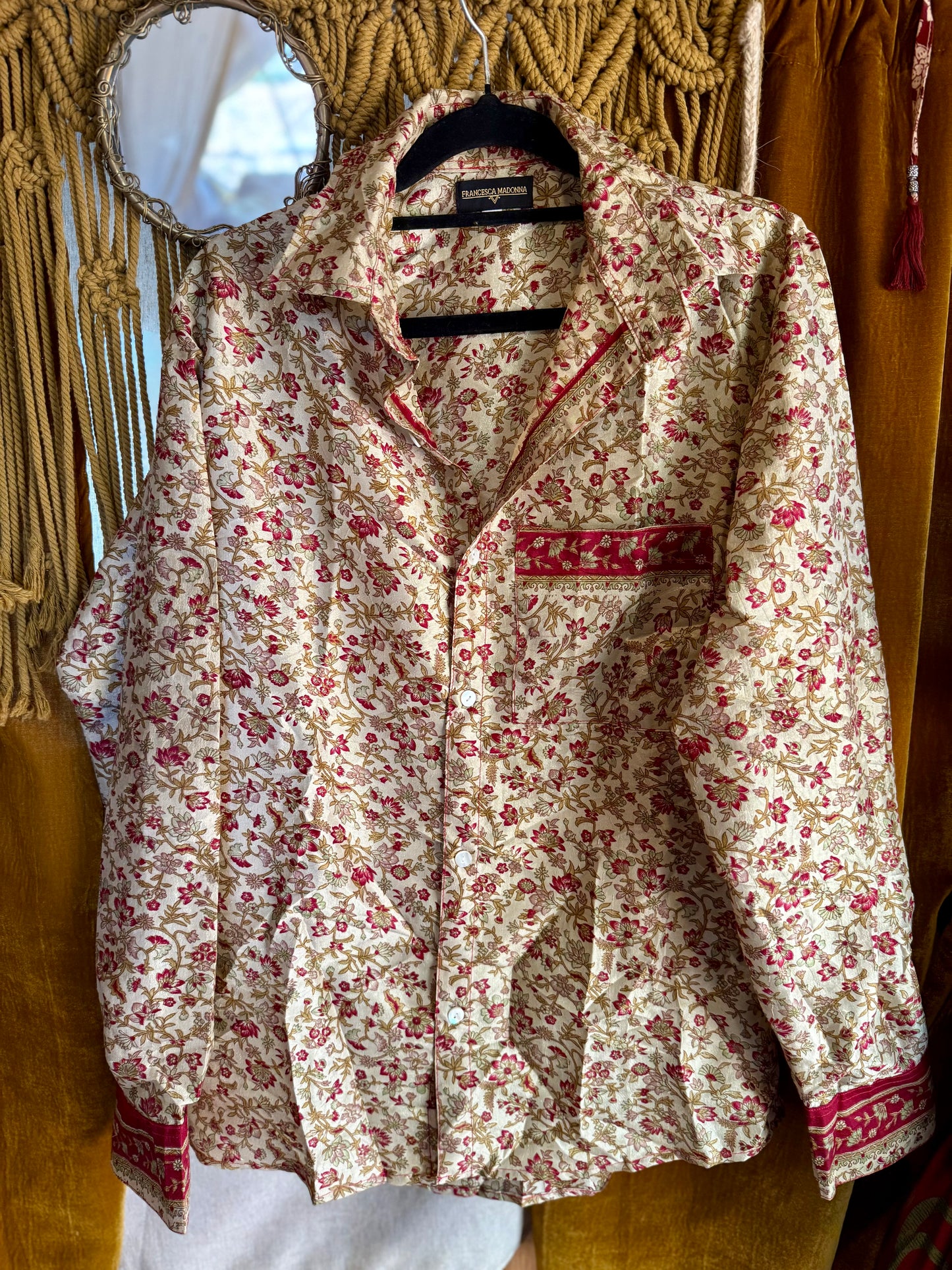 Camicia - seta indiana S