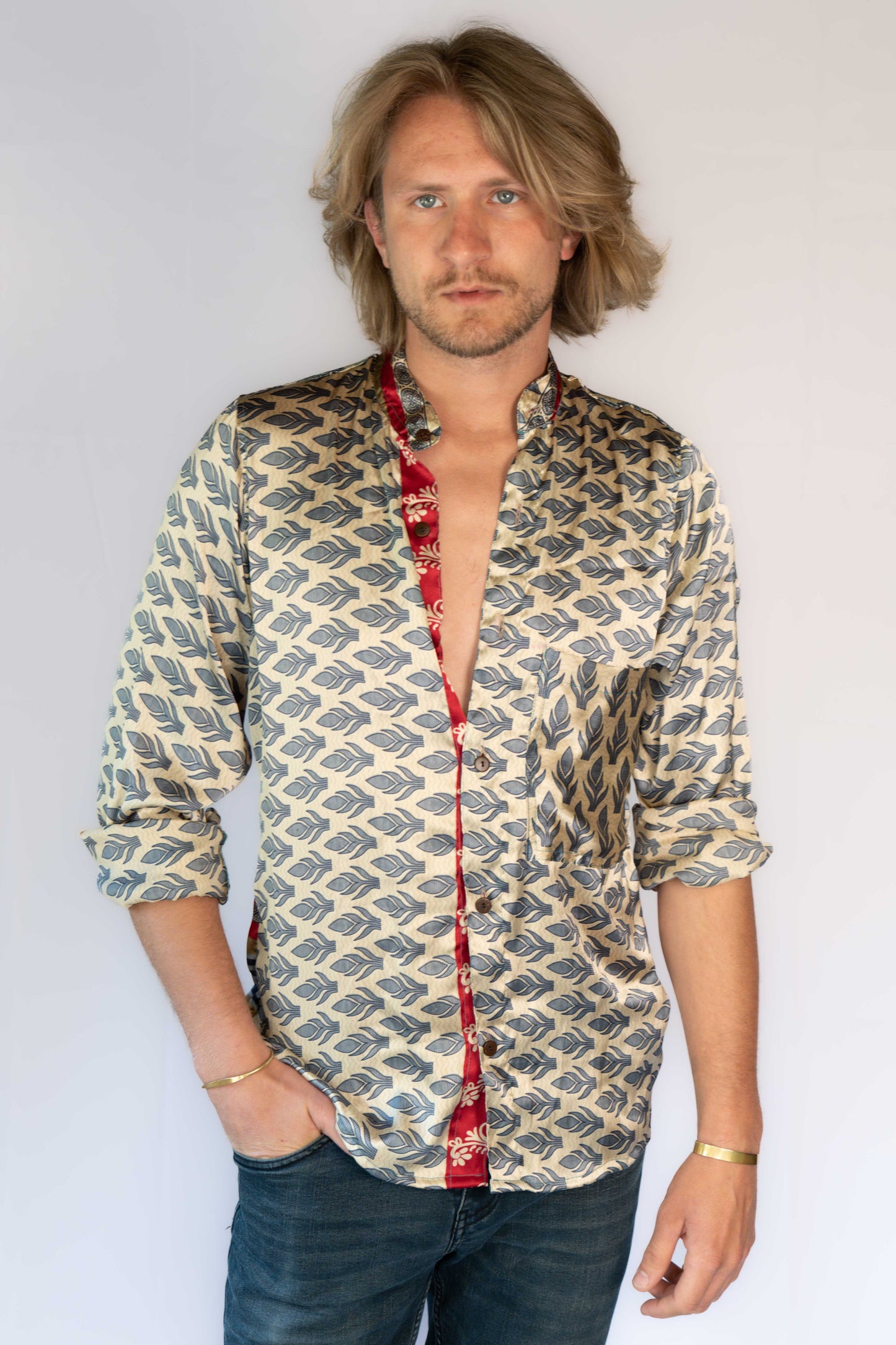 Indian silk shirt
