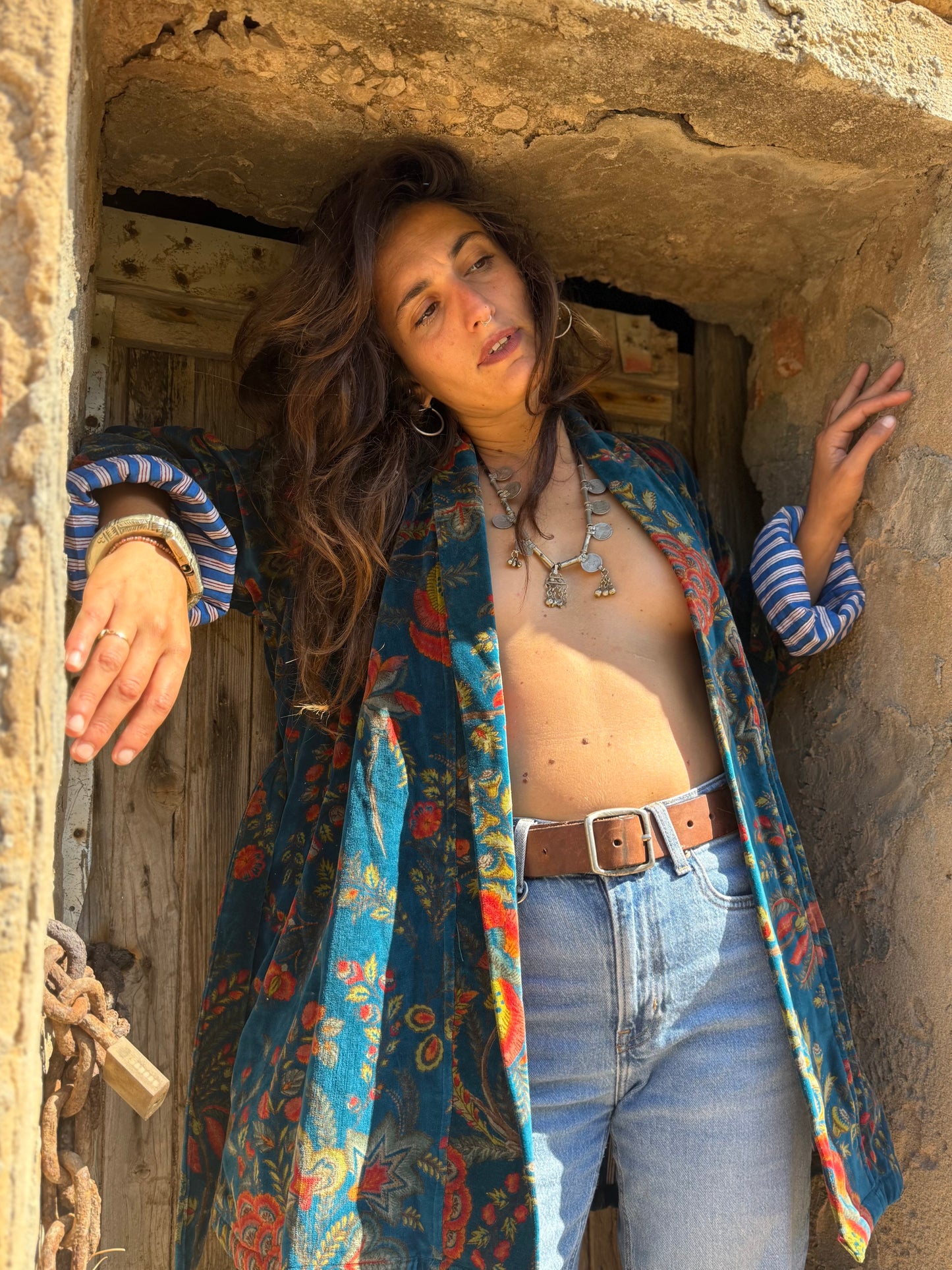 Kimono in Velluto - Tropico