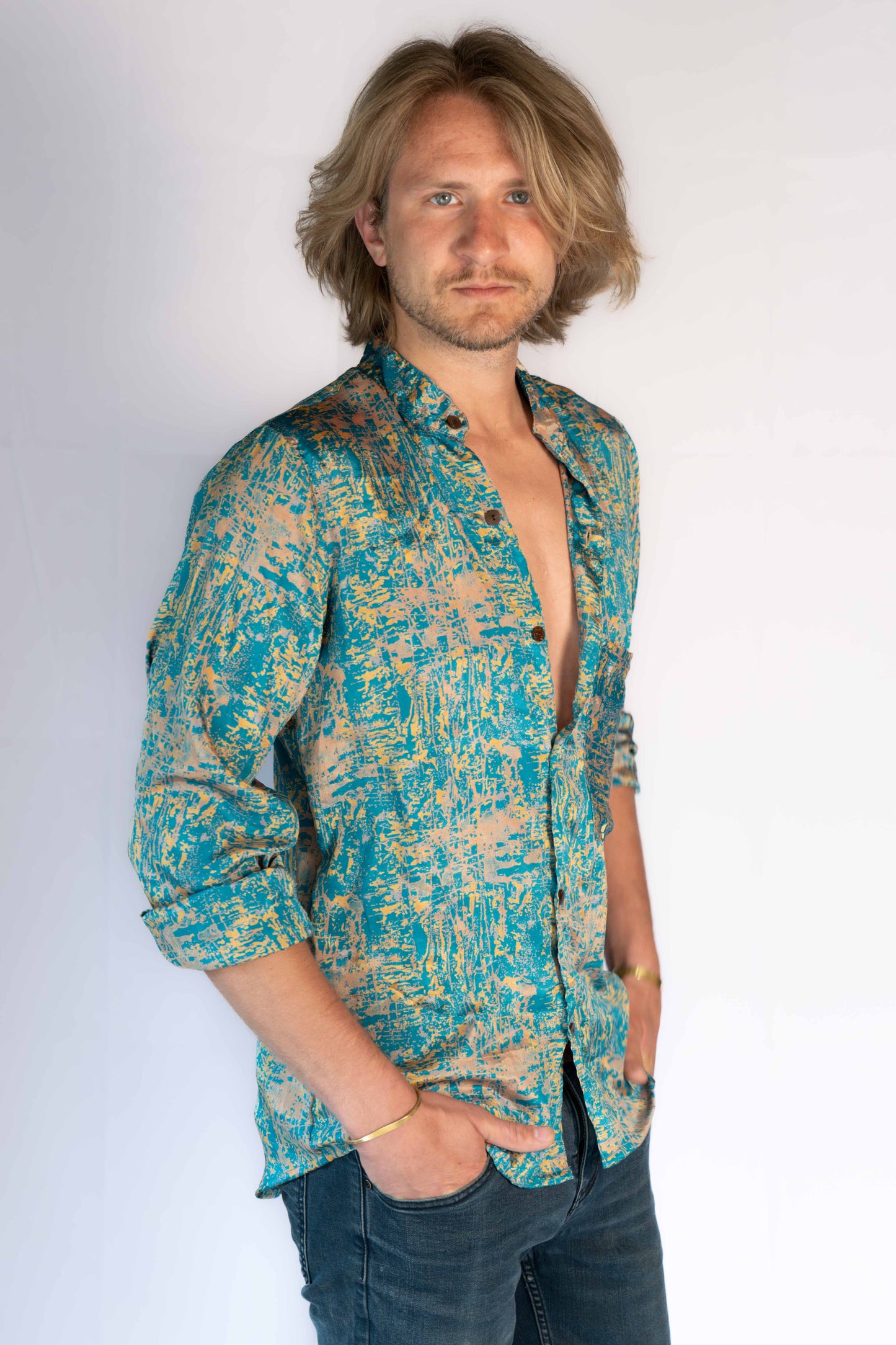 Indian silk shirt