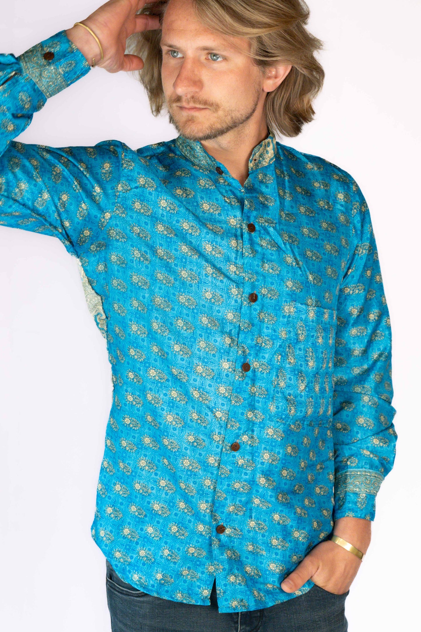 Camicia di seta indiana S