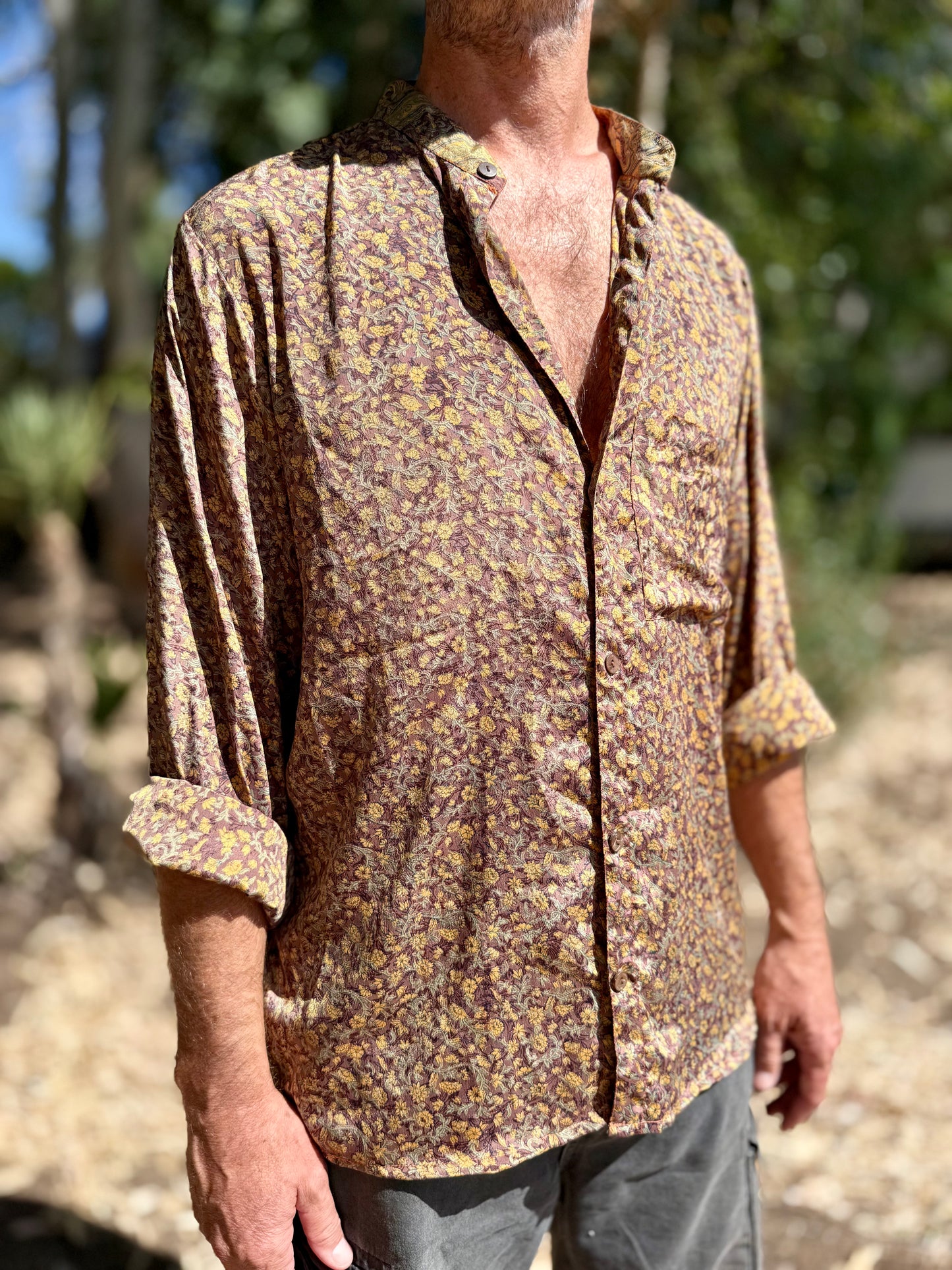 Camicia Lenya- seta indiana XL