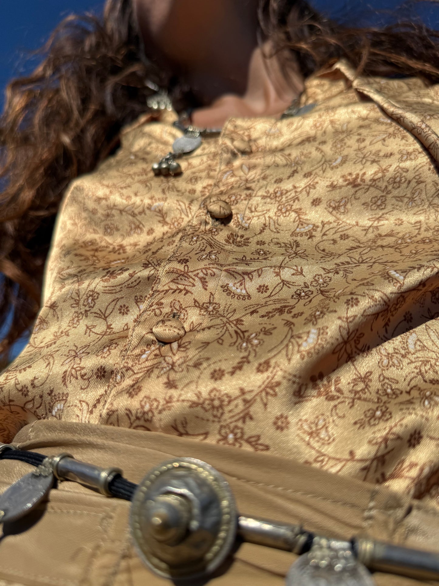 Camicia Flora Gold
