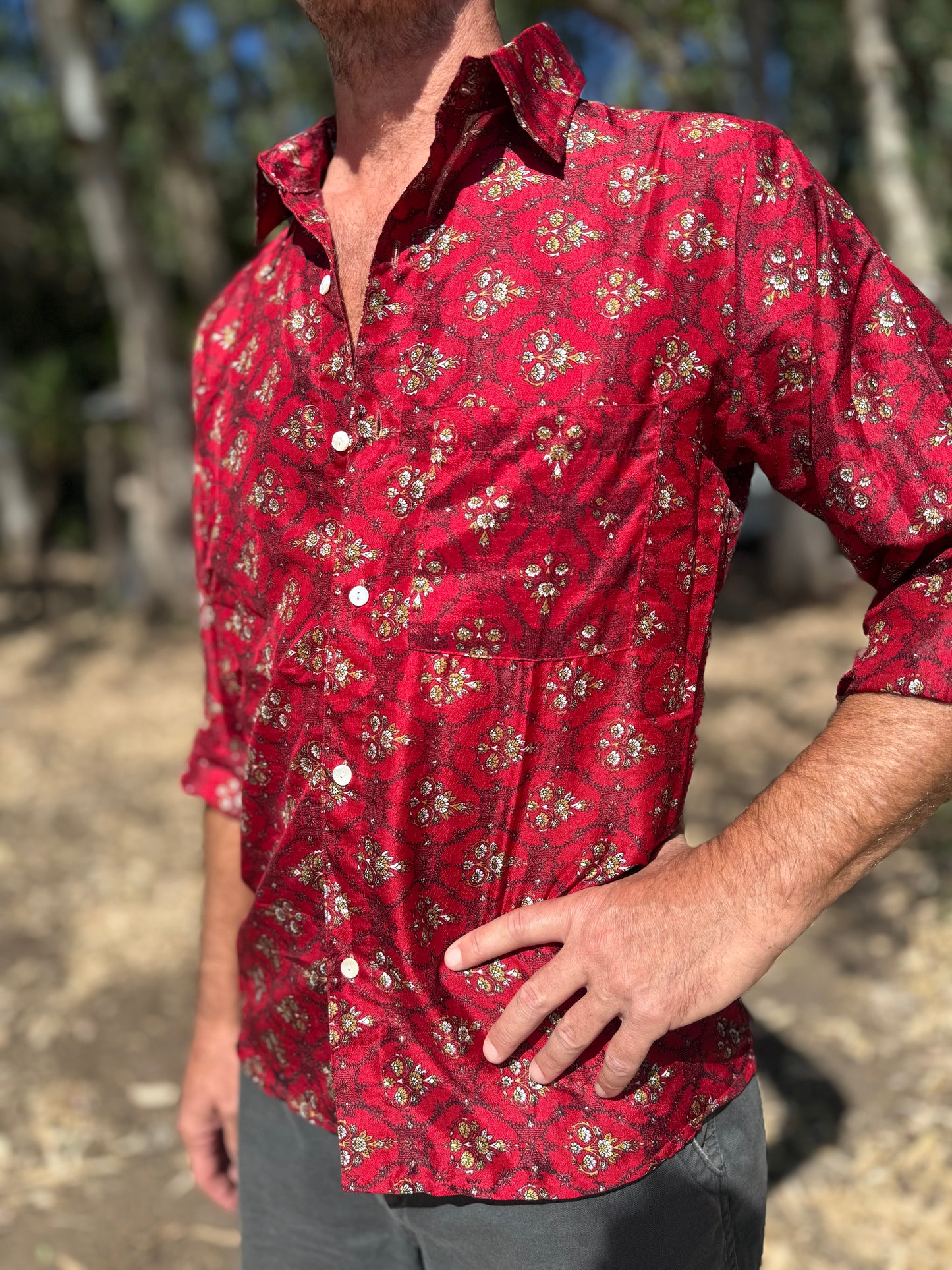 Camicia kyoto - seta indiana L