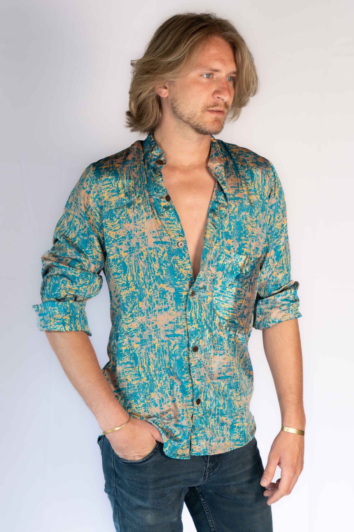 Indian silk shirt