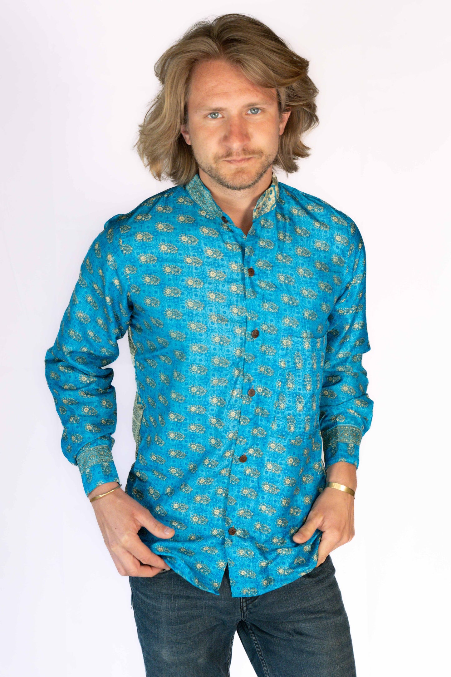 Camicia di seta indiana S