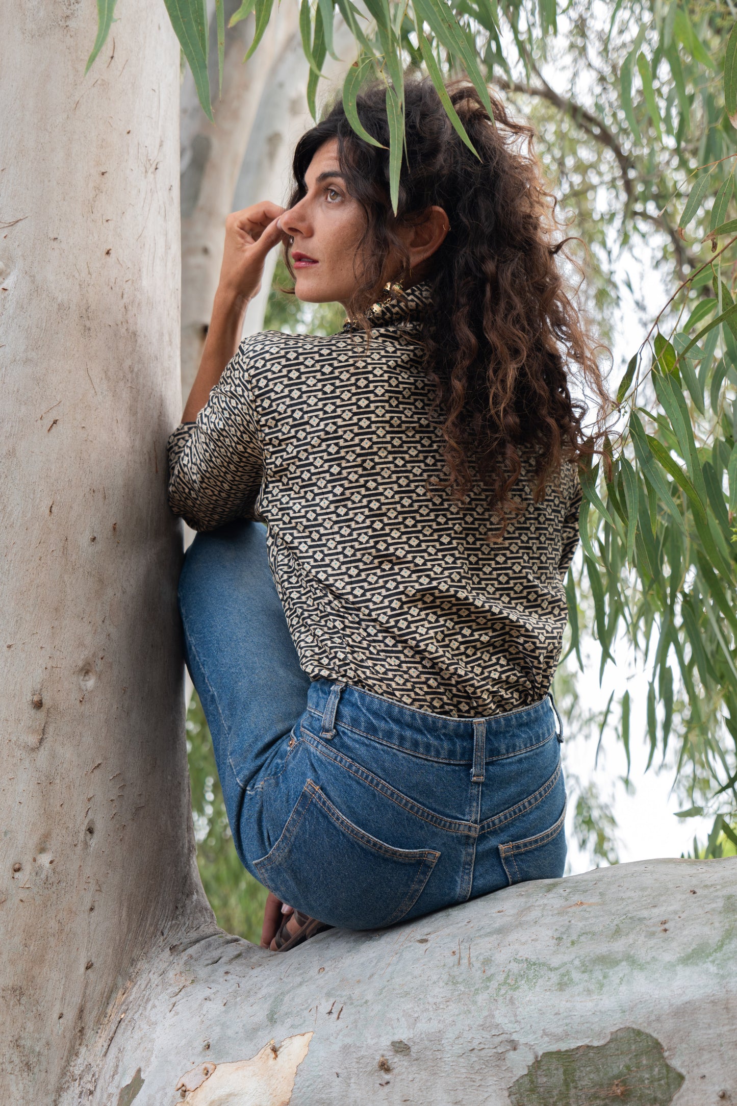 Camicia Arabya- seta indiana XS
