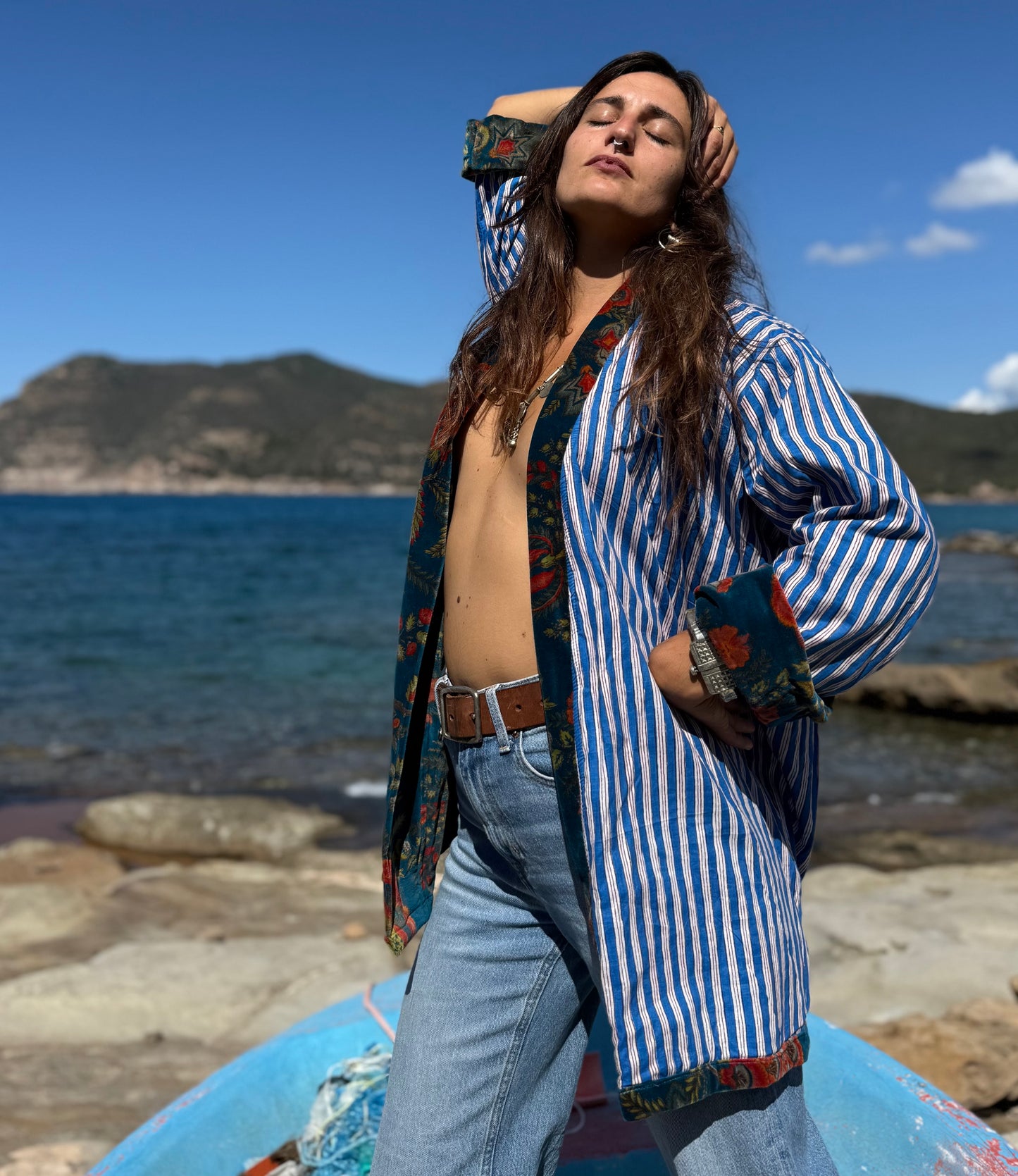 Kimono in Velluto - Tropico