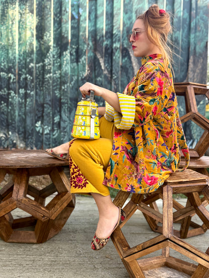 Kimono in Velluto - Tropico