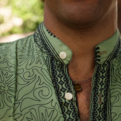 Camicia Paisley - seta indiana M