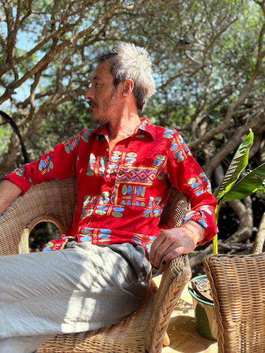 Camicia Funk for Fun- seta indiana