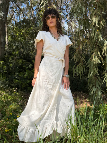 Cream Poppy dress