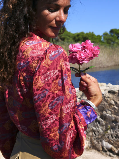 Camicia Flora Shine