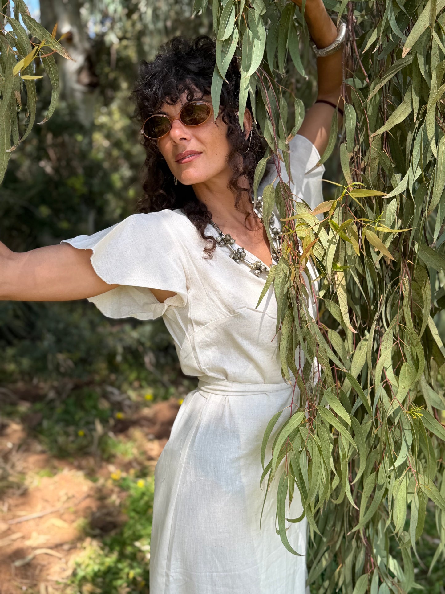 Cream Poppy dress