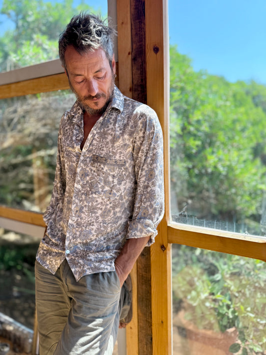 Camicia Saudí- seta indiana