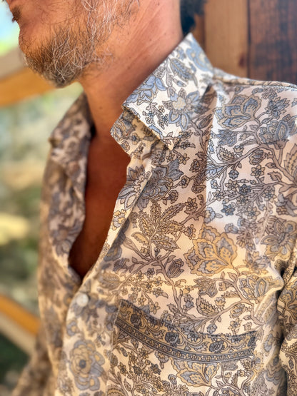 Camicia Saudí- seta indiana