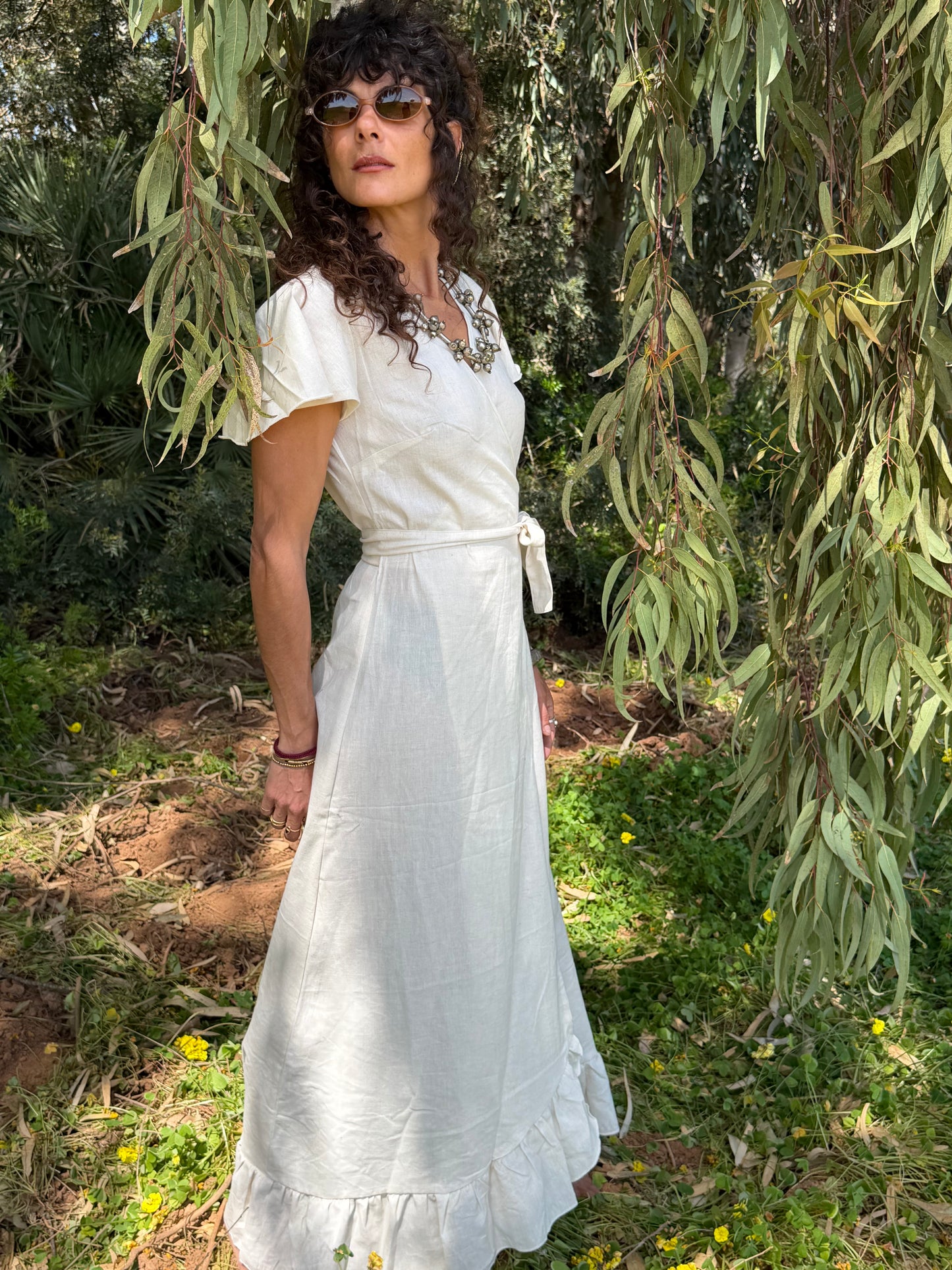 Cream Poppy dress