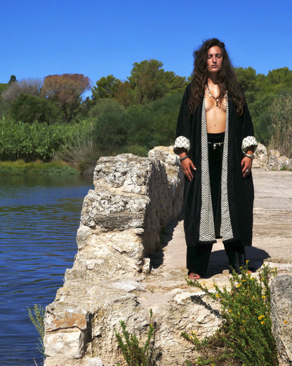 Kimono in Velluto - BlackCross