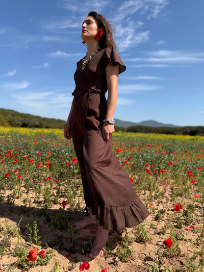 Chocolate Poppy Dress