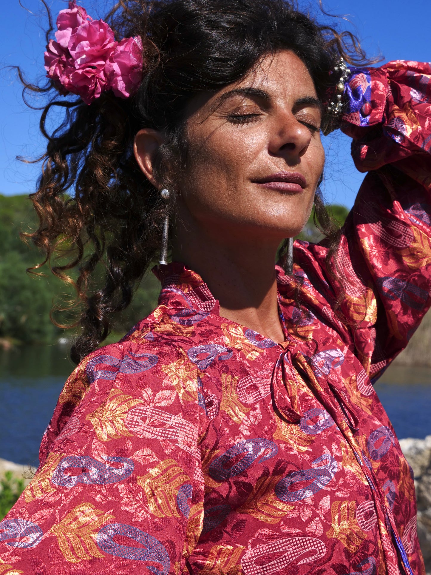 Camicia Flora Shine