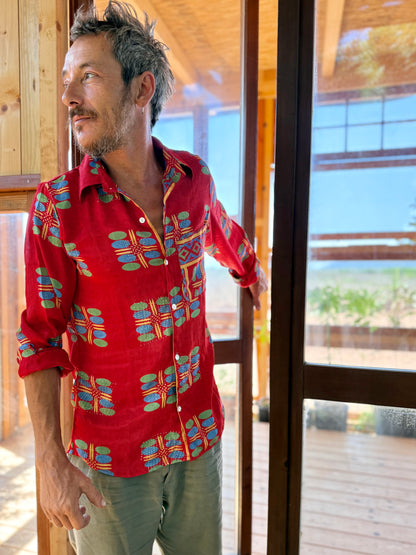 Camicia Funk for Fun- seta indiana