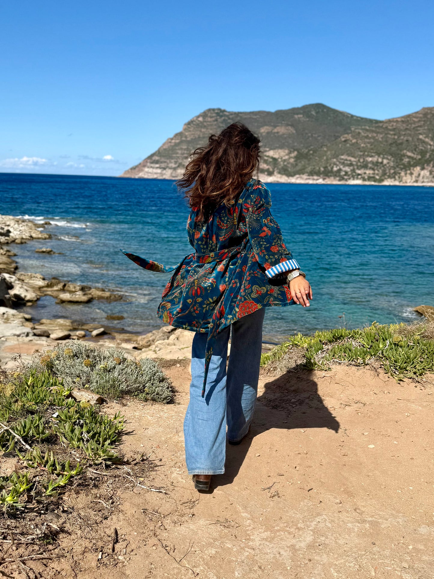 Kimono in Velluto - Tropico