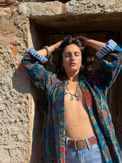 Kimono in Velluto - Tropico