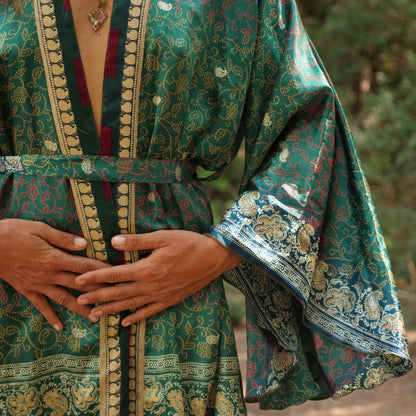 Kimono Verde Smeraldo