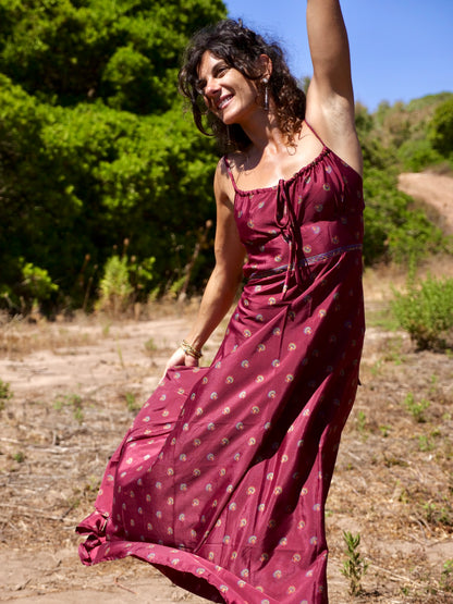 Moon Dress Borgogne