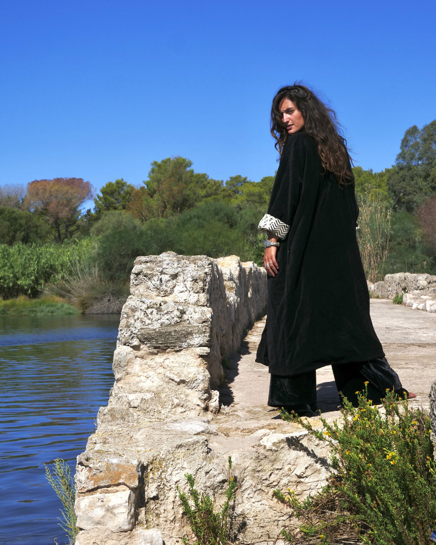 Kimono in Velluto - BlackCross